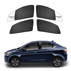 Car Window Fix Black Sun Shades For Tata Tigor