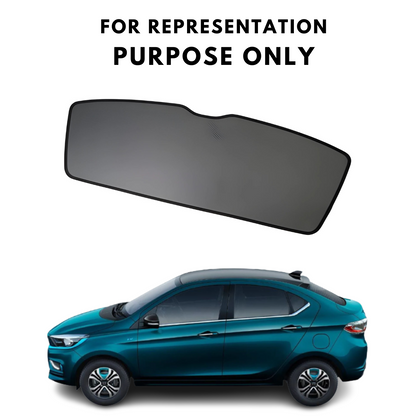 Car Window Fix Black Sun Shades For Tata Tigor EV