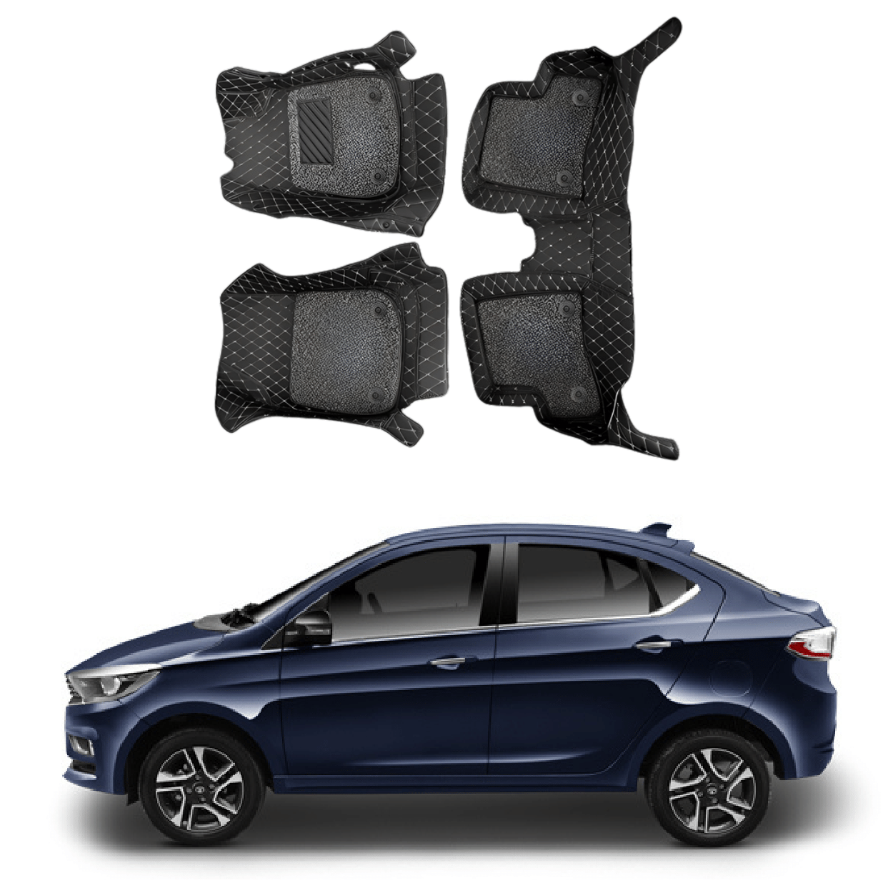 7D Car Floor Mats For TATA Tigor
