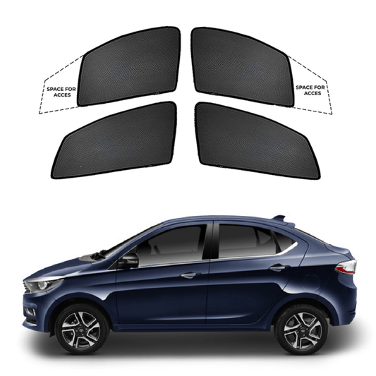 Black Sun shade window for Tata Tigor
