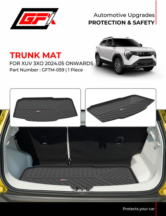 Trunk Mat for Mahindra XUV 3XO - Model 2024 Onwards