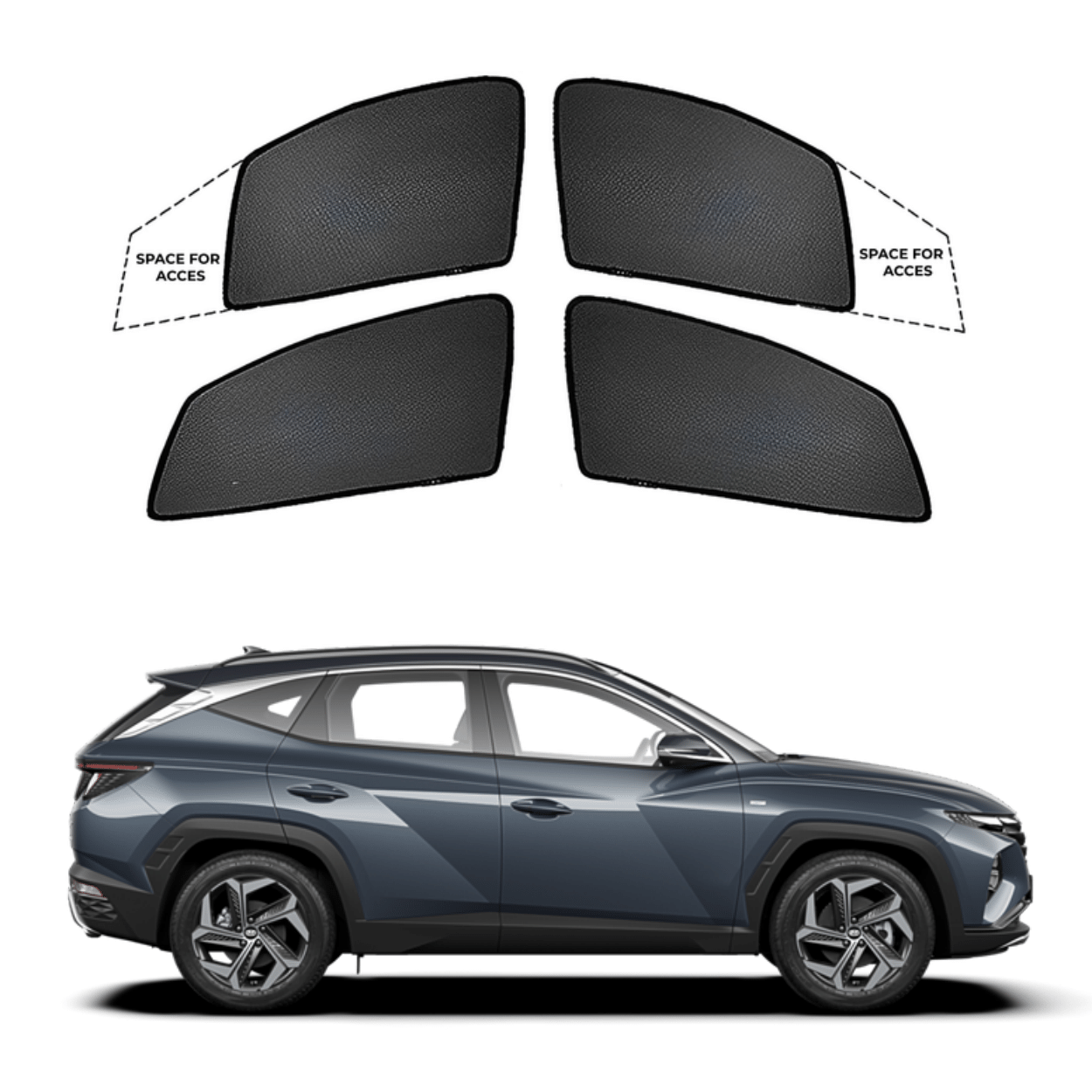 Black Sun shade window for Hyundai Tucson