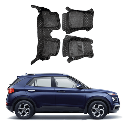 7D car floor mats for Hyundai Venue