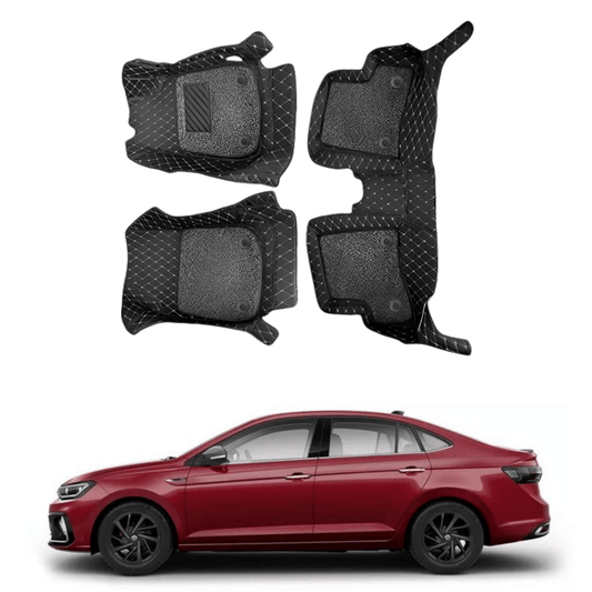7D Car Floor Mats For Volkswagen Virtus