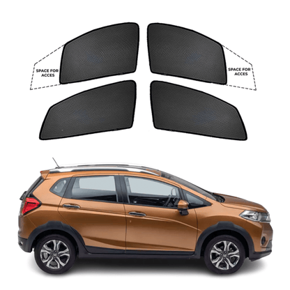 Black finish Sun shade window for Honda WR-V