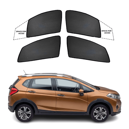 Black finish Sun shade window for Honda WR-V