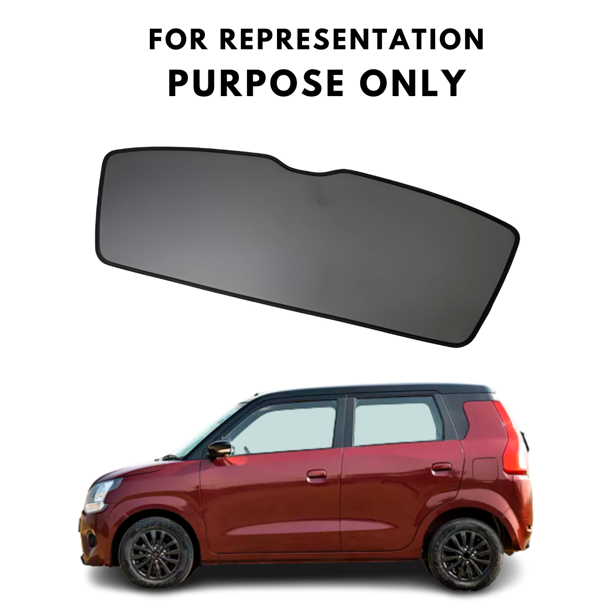 Car Window Fix Black Sunshades For Maruti Suzuki Wagon R