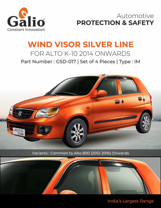 Maruti Suzuki Alto K10 Chrome Line Visor