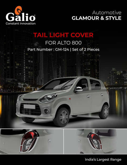 Maruti Suzuki Alto 800 Chrome Finish Tail Lamp Garnish