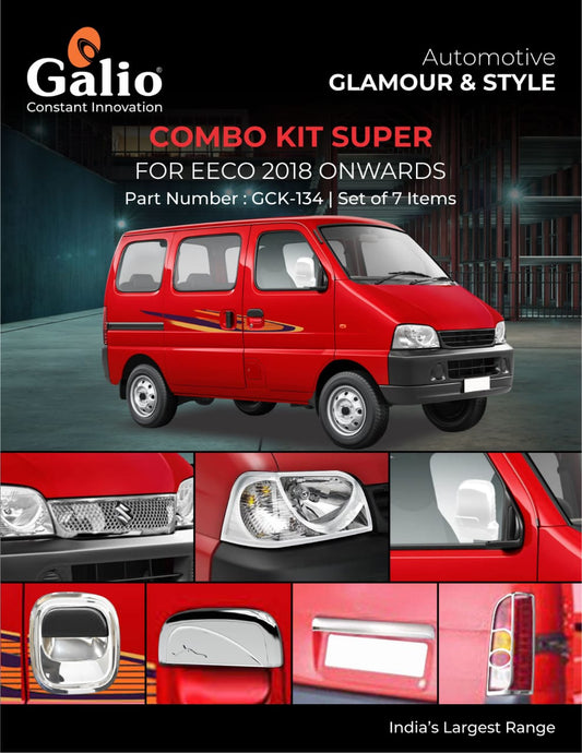 Maruti Suzuki Eeco chrome finish super combo kit