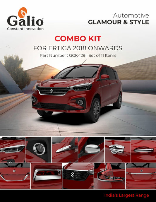 Maruti Suzuki Ertiga chrome finish combo kit