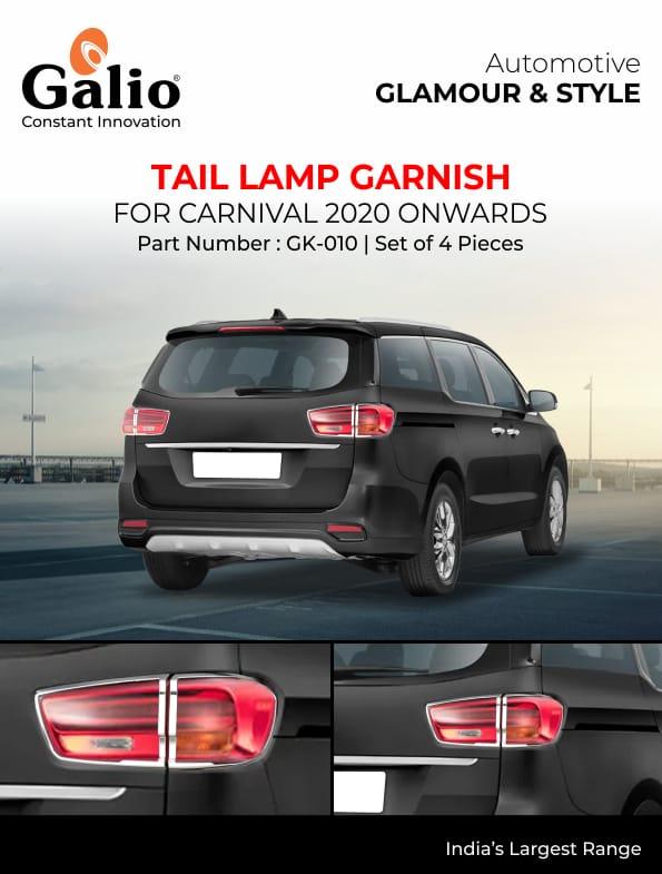 KIA Carnival chrome finish Tail Lamp Garnish