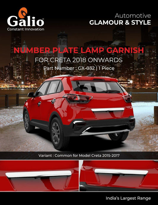 Hyundai Creta Number Plate Lamp Garnish