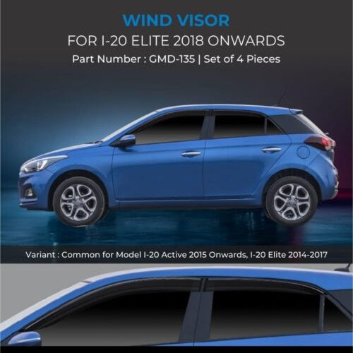 Hyundai I20 Elite Door Visor