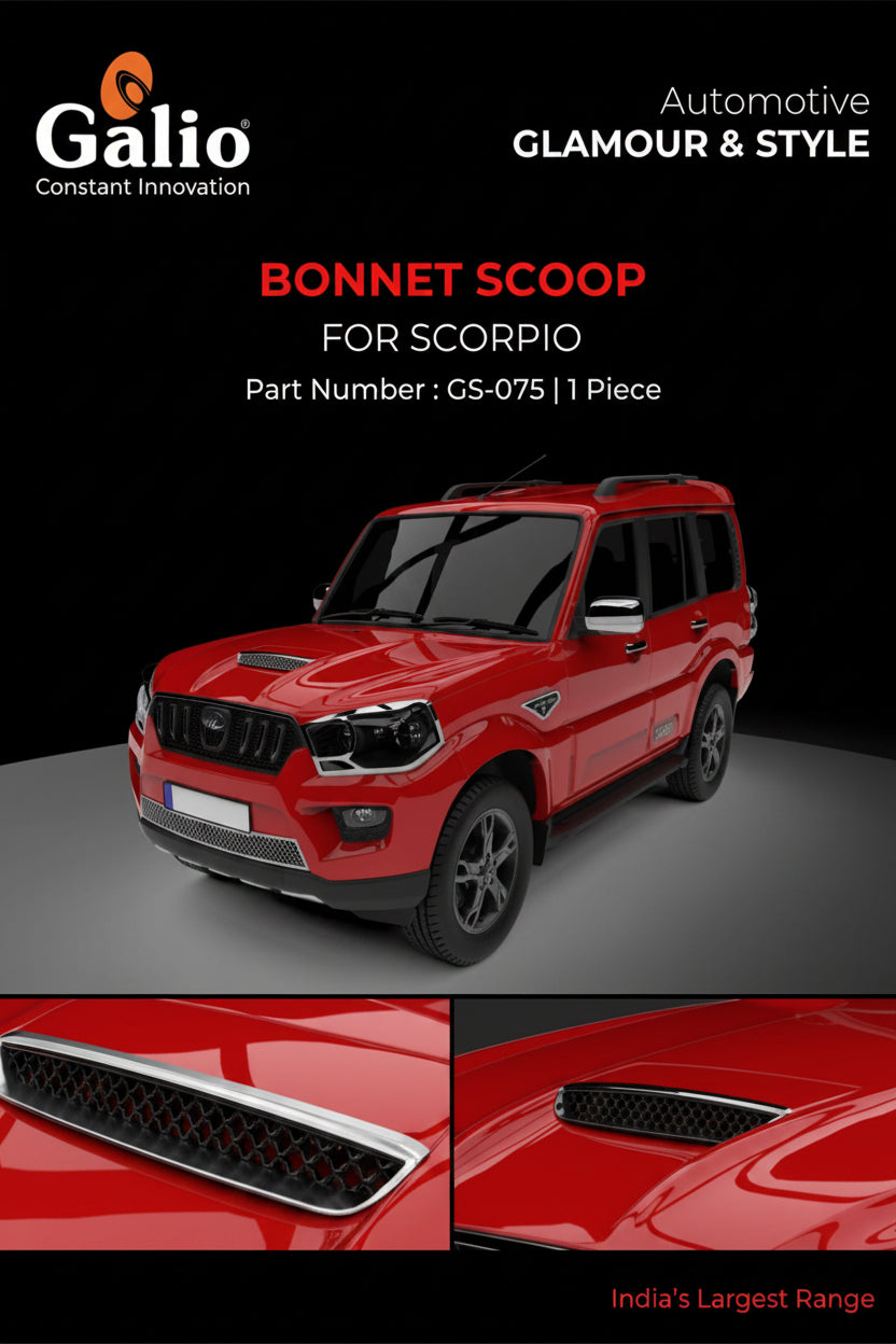 Bonnet Scoop Garnish For Mahindra Scorpio