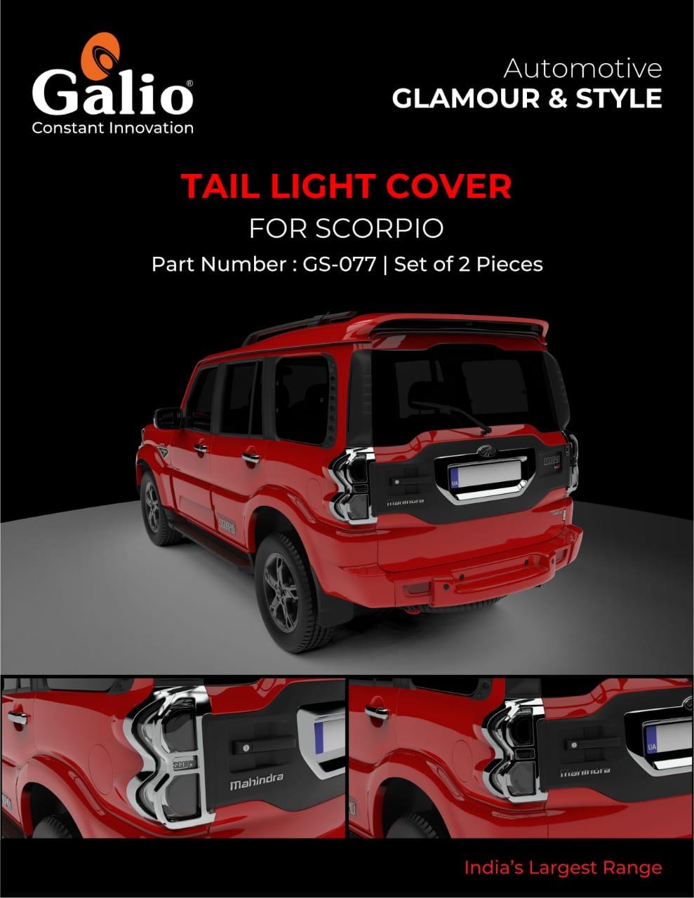 Mahindra Scorpio Chrome Finish Tail Lamp Garnish