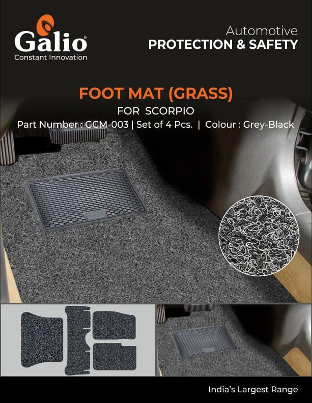 Foot Mat Grass for Mahindra Scorpio
