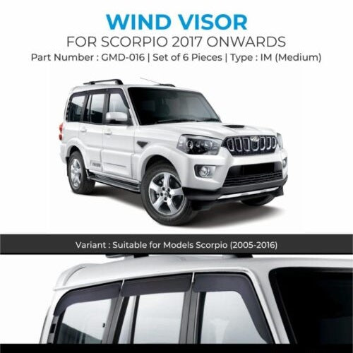 Mahindra Scorpio - Wind Visor - IM