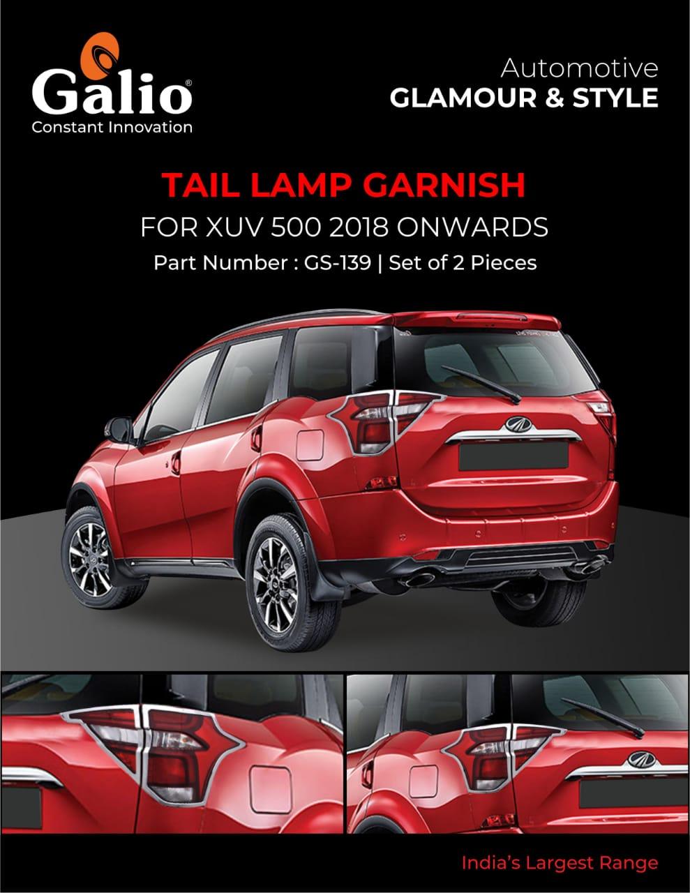 Mahindra XUV 500 Chrome Finish Tail Lamp Garnish