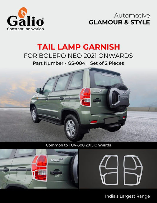 Mahindra Bolero Neo Chrome Finish Tail Lamp Garnish