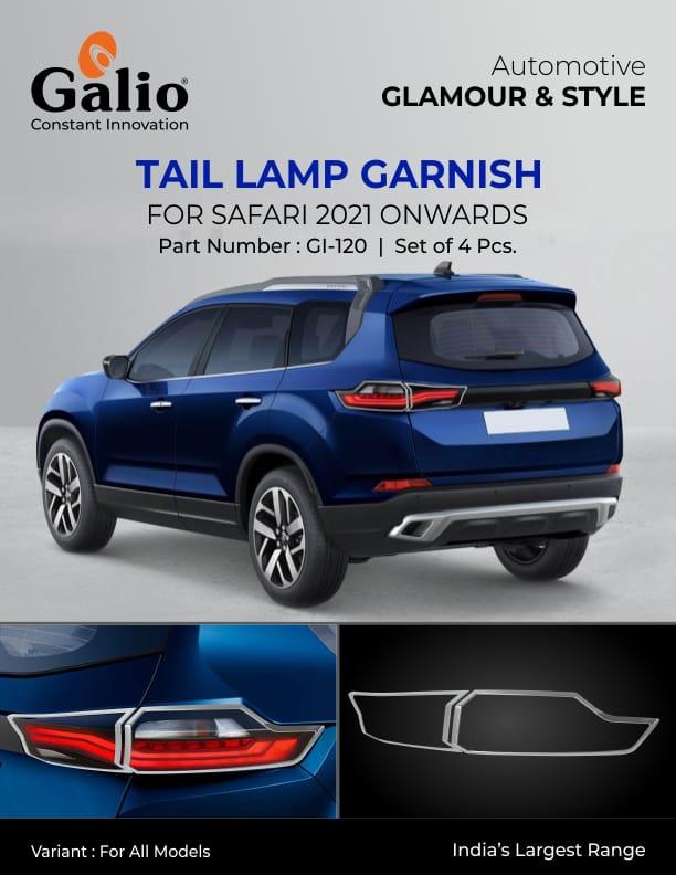 Tata Safari Chrome Finish Tail Lamp Garnish