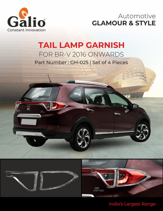 Honda BR-V chrome finish Tail Lamp Garnish