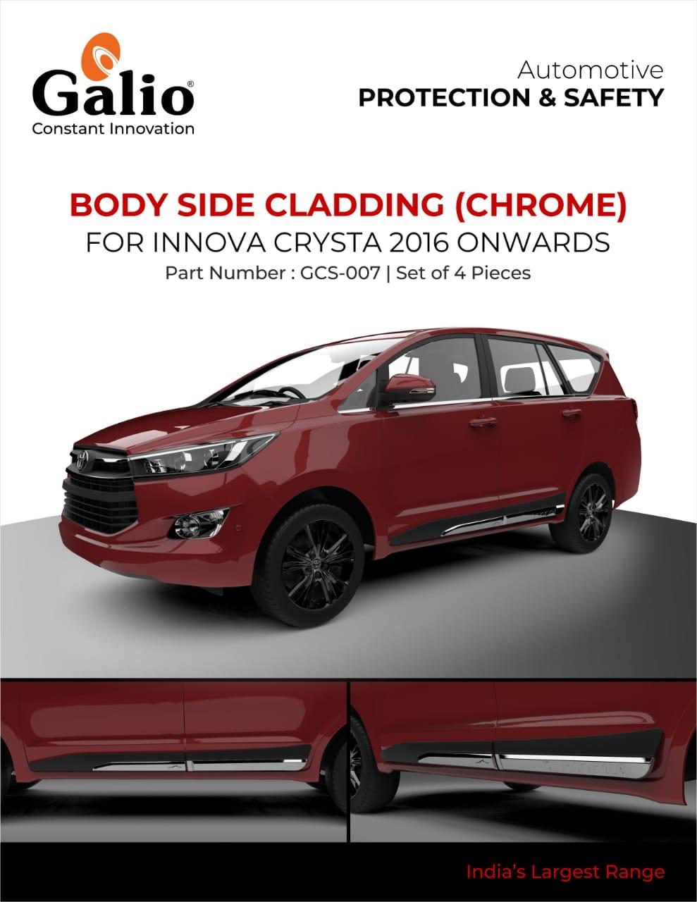 Body Side Cladding and painted for Toyota Innova