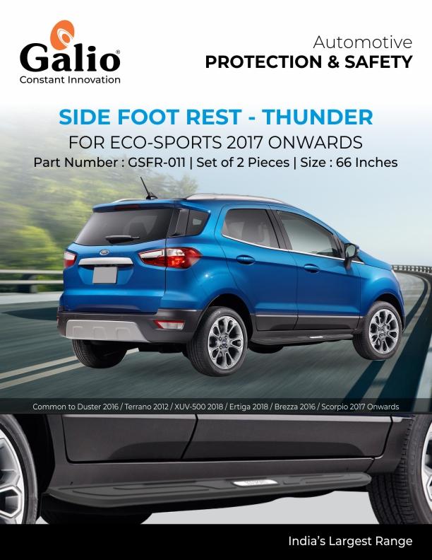 Side Foot Rest Thunder 66 Inches for Ford Eco Sports