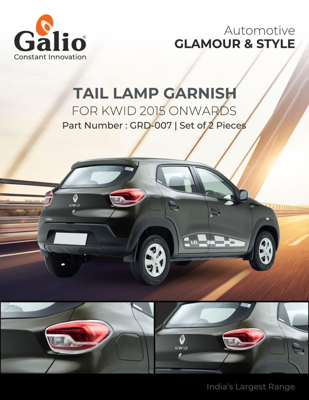 Renault Kiwid Chrome Finish Tail Lamp Garnish