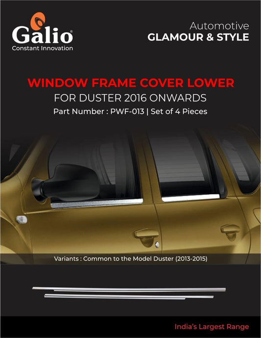 Window Frame Cover Lower for Renault Duster