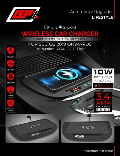 Kia Seltos - Wireless Car Charger