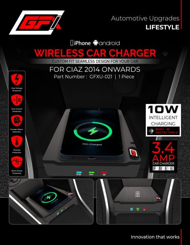 Wireless Car Charger for Maruti Suzuki Ciaz