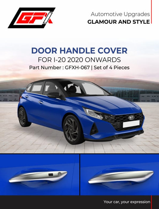 Chrome Finish Door Handle Cover for Hyundai Grand I20