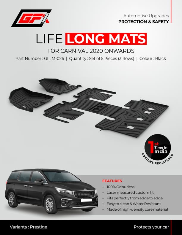 Life Long floor Mats for KIA Carnival