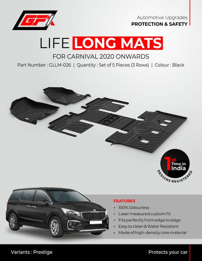 Life Long floor Mats for KIA Carnival