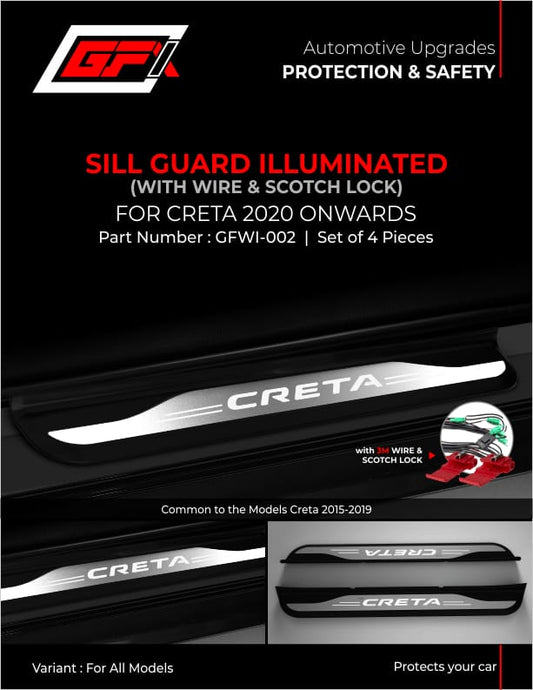 Hyundai Creta Sill Guard Illuminated