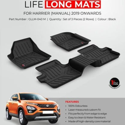 Tata Harrier Manual - Life Long Mats - Model 2019 Onwards