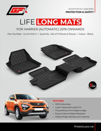 Tata Harrier Manual - Life Long Mats - Model 2019 Onwards