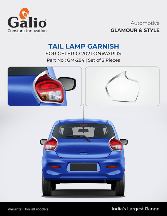 Buy Maruti Suzuki Celerio Chrome Finish Tail Lamp Garnish