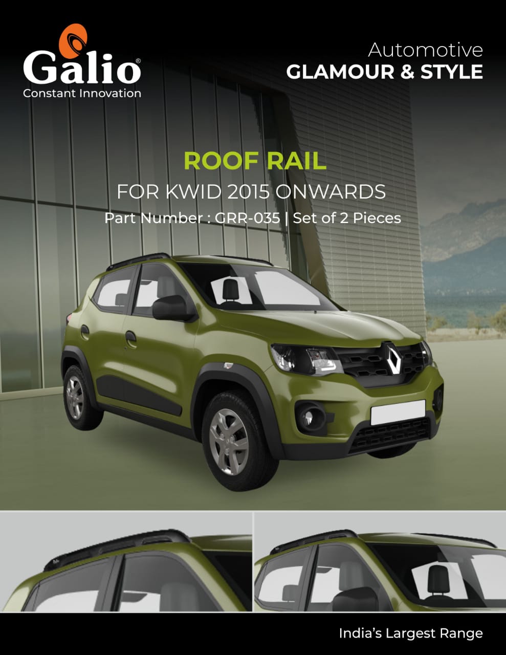 Renault Kwid Roof Rail