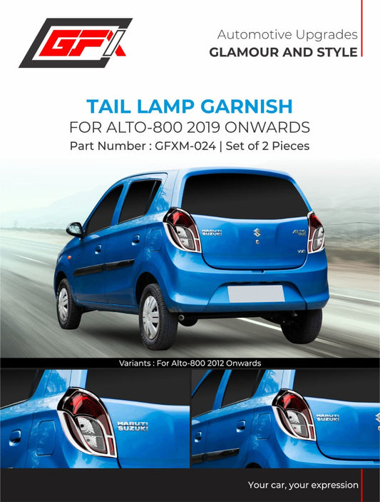 Maruti Suzuki Alto Chrome Finish Tail Lamp Garnish