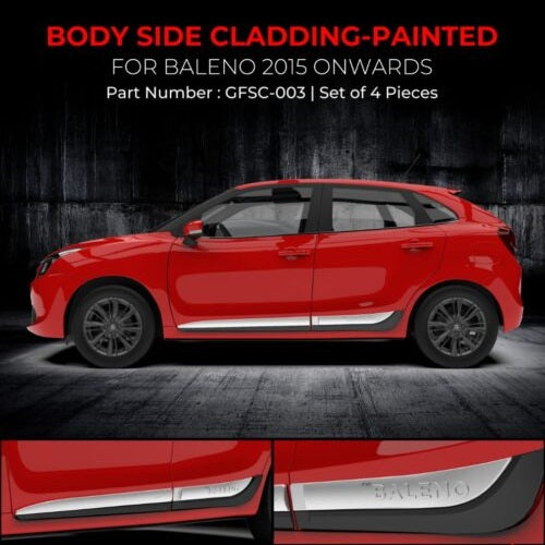 Maruti Suzuki Baleno Body Side Cladding - Painted