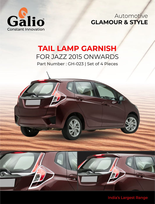 Honda Jazz chrome finish Tail Lamp Garnish