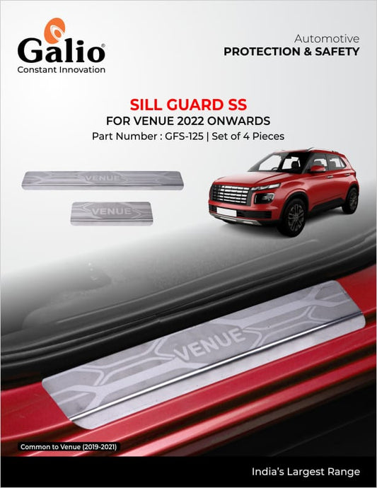 Chrome Finish Hyundai Venue Sill Guard SS