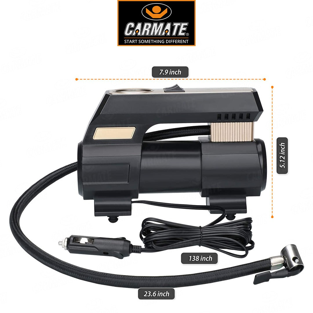 Carmate - Digital Tyre Inflater - 100 psi Tyre Air Pump for Car & Bike