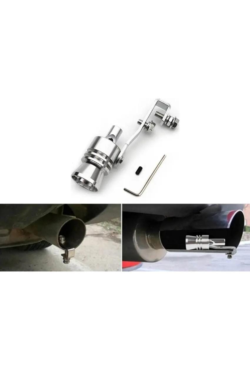 Car Silencer Whistle Aluminum Alloy BOV (Blow-Off Valve) Simulator Turbo for Exhaust Pipe