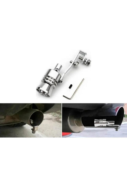 Car Silencer Whistle Aluminum Alloy BOV (Blow-Off Valve) Simulator Turbo for Exhaust Pipe