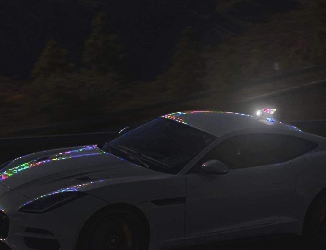 Show Shark Fin With Led