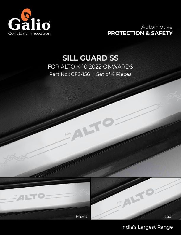Sill Guard SS for Maruti Suzuki Alto K10