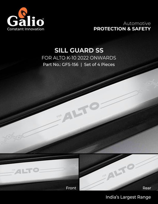 Sill Guard SS for Maruti Suzuki Alto K10